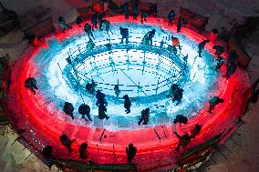 Construction Site of The Harbin Ice-Snow World - Harbin