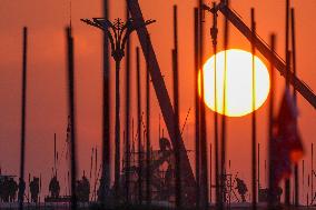 Construction Site of The Harbin Ice-Snow World - Harbin