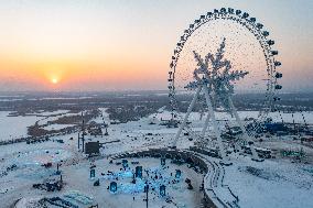 Construction Site of The Harbin Ice-Snow World - Harbin