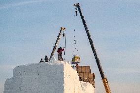 Construction Site of The Harbin Ice-Snow World - Harbin