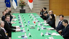 Japan PM Ishiba meets Finnish counterpart Orpo