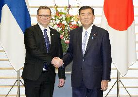 Japan PM Ishiba meets Finnish counterpart Orpo