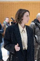 Day 2 of the Trial of Christophe Ruggia accused of sexually assaulting Adele Haenel - Paris