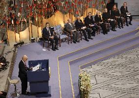 Nobel Peace Prize award ceremony