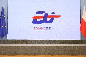 2025 Poland's Presidency Of The Council Of The EU Press Conference.