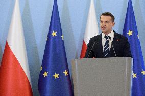 2025 Poland's Presidency Of The Council Of The EU Press Conference.