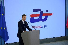 2025 Poland's Presidency Of The Council Of The EU Press Conference.