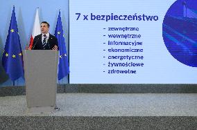 2025 Poland's Presidency Of The Council Of The EU Press Conference.