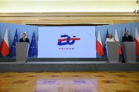 2025 Poland's Presidency Of The Council Of The EU Press Conference.