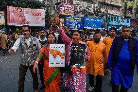 Pro - Hindu Activist Protest Against Bangladesh Violence In India.