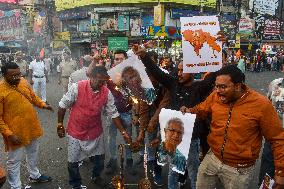 Pro - Hindu Activist Protest Against Bangladesh Violence In India.