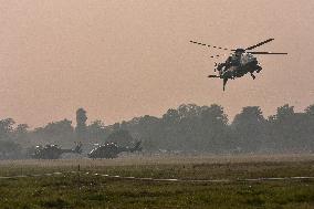 Indian Armed Forces Practice Ahead Of Observation Of Vijay Diwas 2024 .