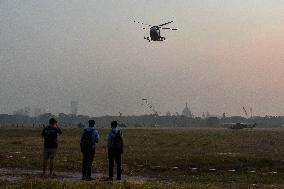 Indian Armed Forces Practice Ahead Of Observation Of Vijay Diwas 2024 .