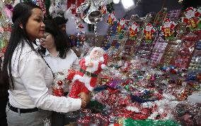 People Attend The Christmas Market In Kolkata, India