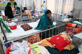 Child Suffer From Pneumonia During Winter Season In Dhaka.