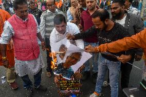 Pro - Hindu Activist Protest Against Bangladesh Violence In India.