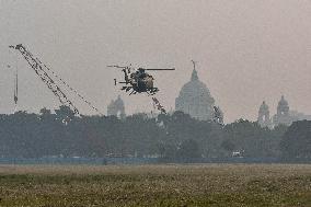 Indian Armed Forces Practice Ahead Of Observation Of Vijay Diwas 2024 .