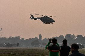 Indian Armed Forces Practice Ahead Of Observation Of Vijay Diwas 2024 .