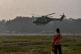 Indian Armed Forces Practice Ahead Of Observation Of Vijay Diwas 2024 .