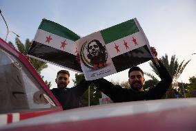 Syrians Celebrate The Fall Of The Assad Regime In Damascus