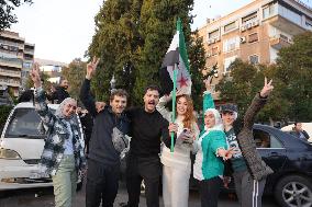 Syrians Celebrate The Fall Of The Assad Regime In Damascus