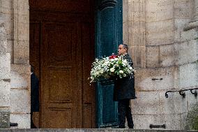 Niels Arestrup Funeral - Paris