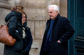 Niels Arestrup Funeral - Paris