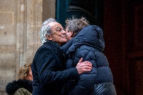 Niels Arestrup Funeral - Paris