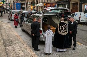 Niels Arestrup Funeral - Paris