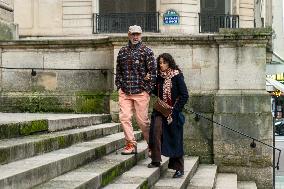 Niels Arestrup Funeral - Paris