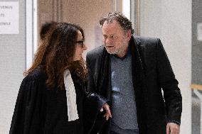 Day 2 of the Trial of Christophe Ruggia accused of sexually assaulting Adele Haenel - Paris