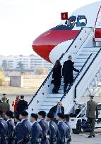 Royals Attend Official Farewell Ceremony At Airport - Madrid