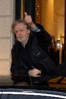 Paul McCartney greets fans outside the Ritz Hotel - Madrid