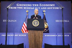 DC: President Biden Delivers Remarks on his Economic Policy at the Brookings Institution