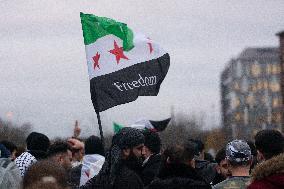 Syria People Continues Their Celebration In Duisburg