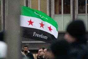 Syria People Continues Their Celebration In Duisburg