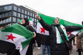 Syria People Continues Their Celebration In Duisburg