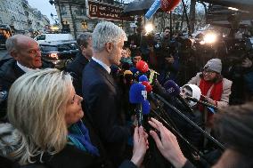 Leaders Of French Political Parties Meet With The French President