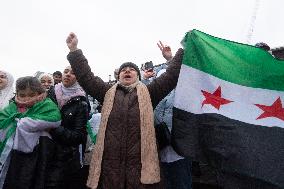 Syria People Continues Their Celebration In Duisburg