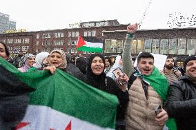 Syria People Continues Their Celebration In Duisburg