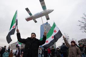 Syria People Continues Their Celebration In Duisburg