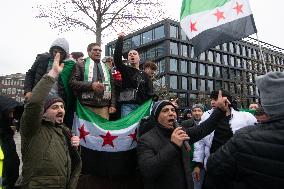 Syria People Continues Their Celebration In Duisburg