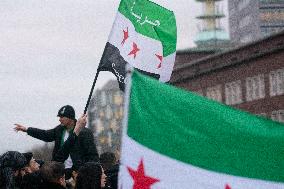 Syria People Continues Their Celebration In Duisburg