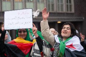 Syria People Continues Their Celebration In Duisburg