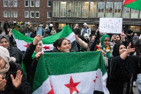 Syria People Continues Their Celebration In Duisburg