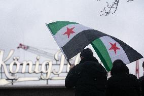 Syria People Continues Their Celebration In Duisburg