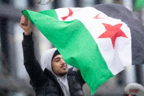 Syria People Continues Their Celebration In Duisburg