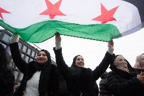 Syria People Continues Their Celebration In Duisburg