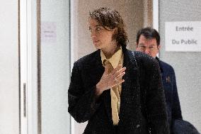 Ending of the Trial of Christophe Ruggia accused of sexually assaulting Adele Haenel - Paris