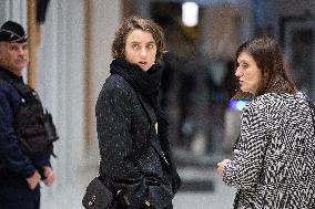 Ending of the Trial of Christophe Ruggia accused of sexually assaulting Adele Haenel - Paris